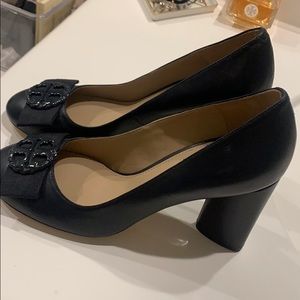 Tory Burch Navy Block Heals